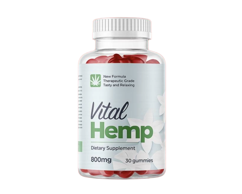 Bottle of Vital Hemp Gummies